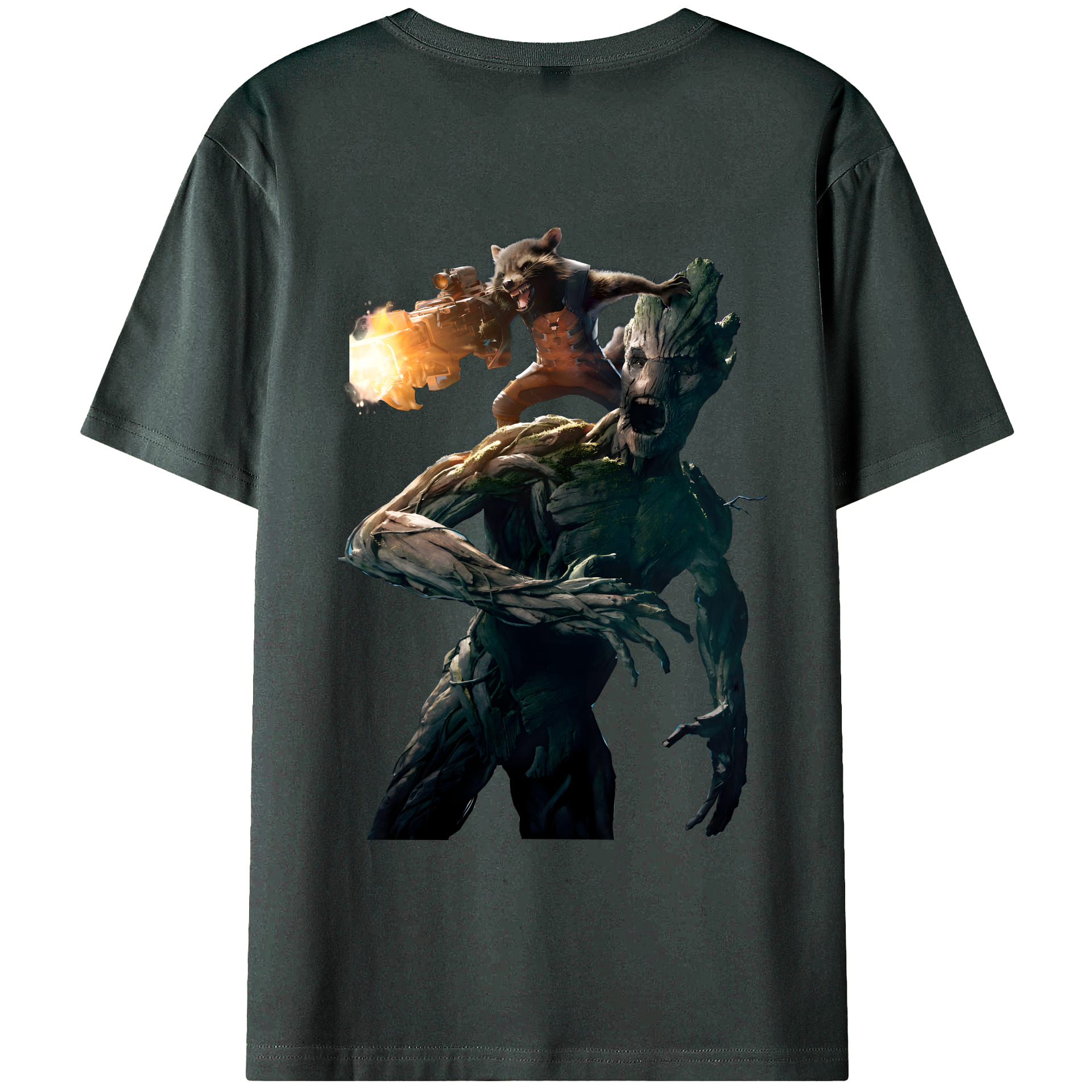 （画像用） アベンジャーズ The Avengers 綿100％ メンズ半袖Tシャツ（バックプリント） 通気性